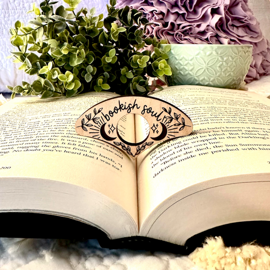 Bookish Soul Wooden Page Holder