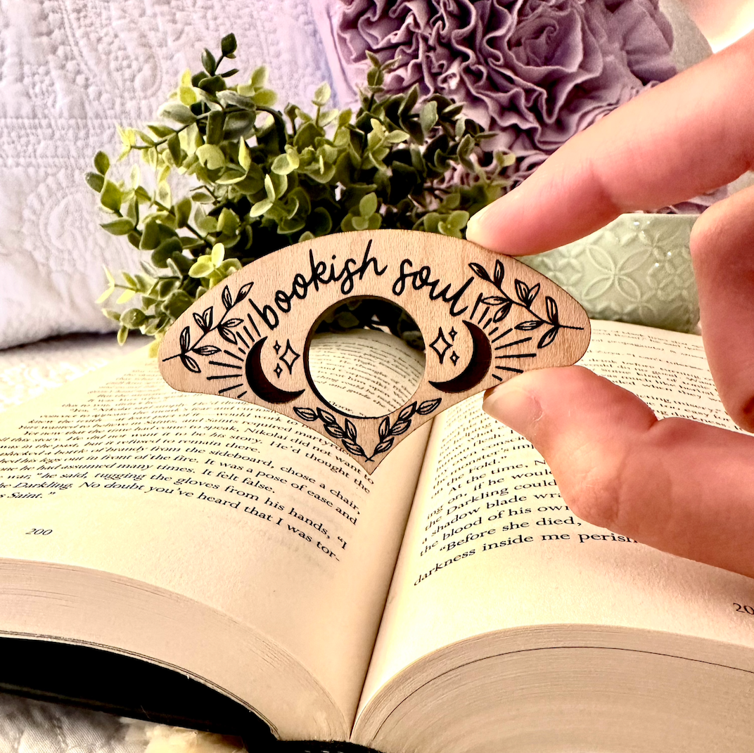 Bookish Soul Wooden Page Holder