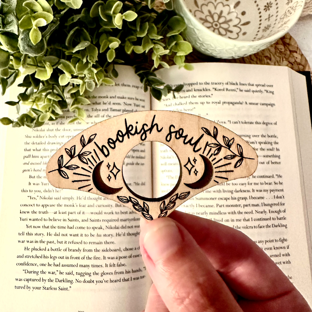 Bookish Soul Wooden Page Holder