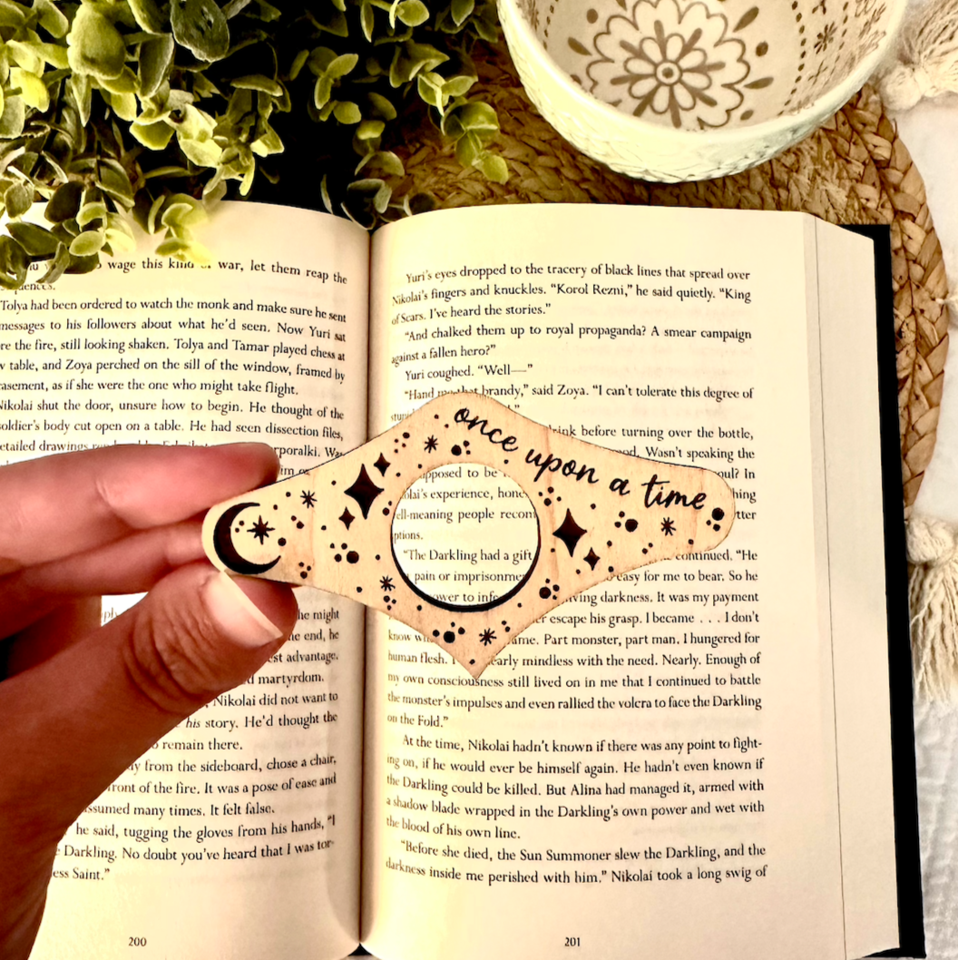Once Upon a Time Wooden Page Holder
